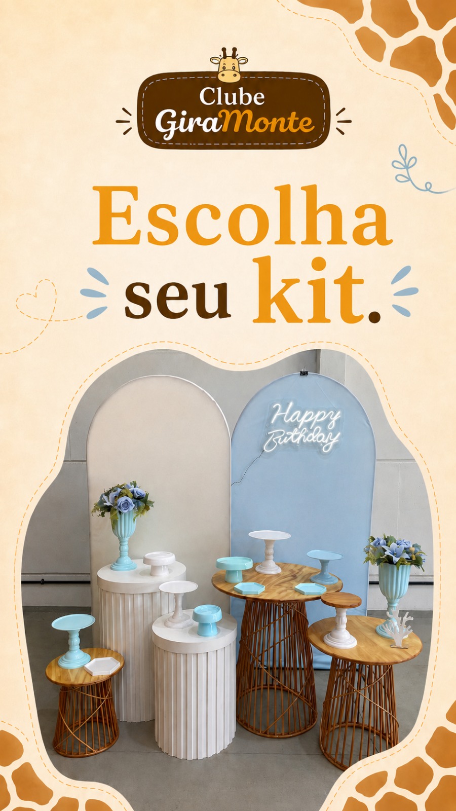 Escolha seu kit no Clube GiraMonte